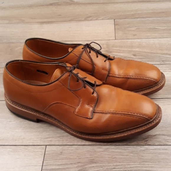 ALLEN‎ EDMONDS Hillcrest Tan Brown Oxford Lace Up Sz 10.5 D Mens Dress Shoes - Picture 4 of 9